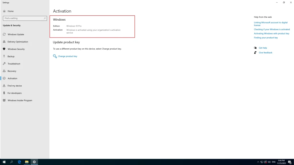 Windows 10 Pro - Activated