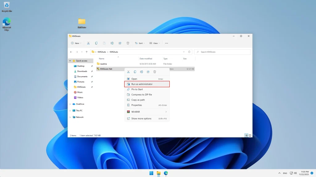run as administrator